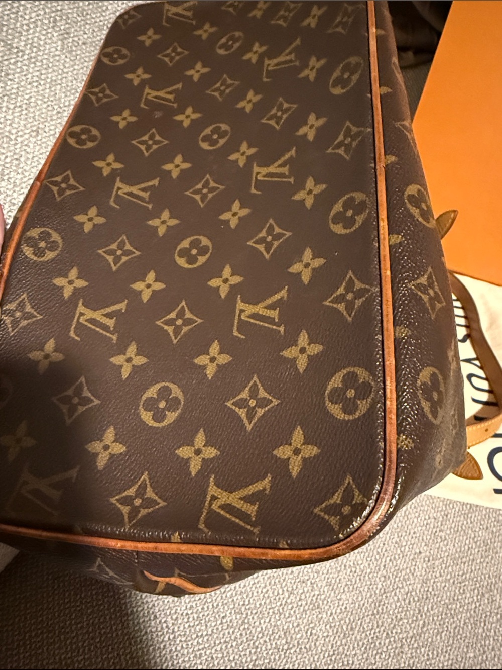 Louis Vuitton Palermo GM Brown Monogram Canvas Shoulder Tote with box Dustbag - Picture 11 of 17